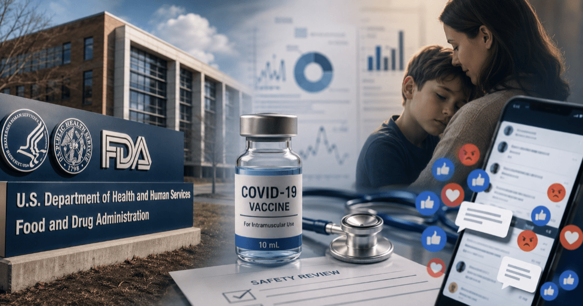 कोरोना वैक्सीन और बच्चों की मृत्यु, FDA ने कहा "निर्णायक संबंध नहीं" सोशल मीडिया पर संदेह और राहत का मिश्रण