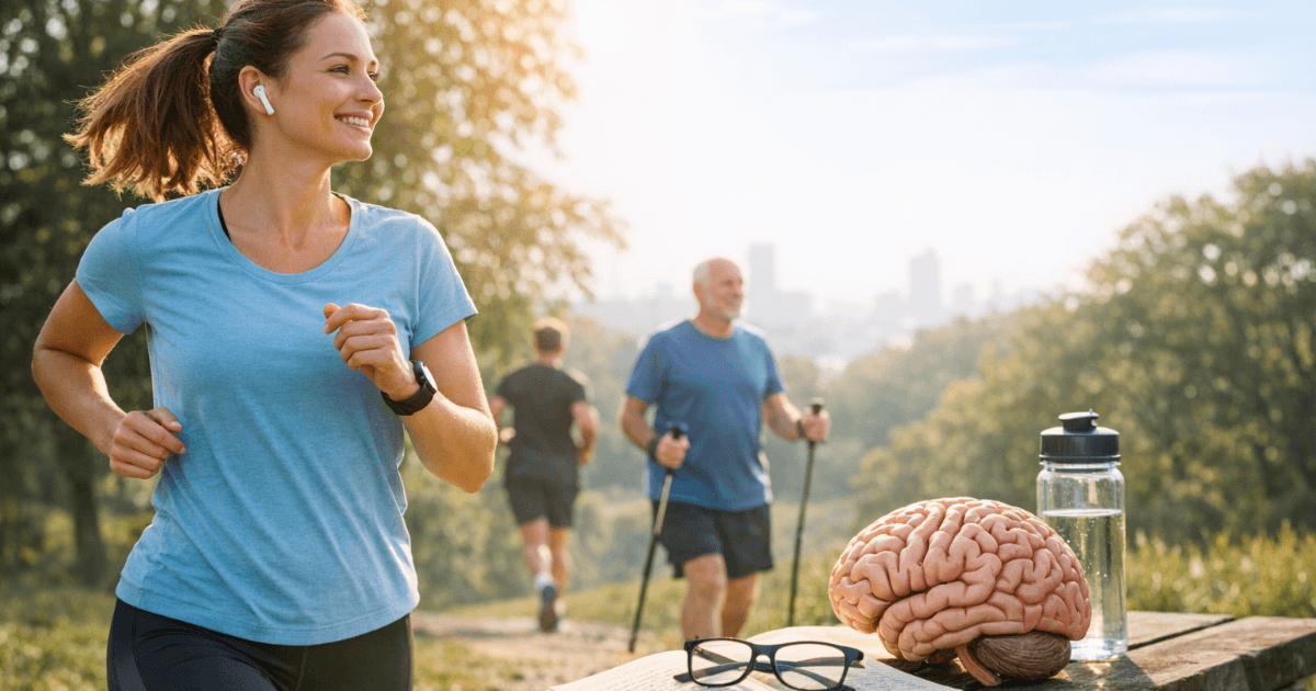 Wie verändert sich das Gehirn nach nur 20 Minuten Bewegung? Erste Beobachtung der "Gehirnwellen", die das Gedächtnis unterstützen, beim Menschen.