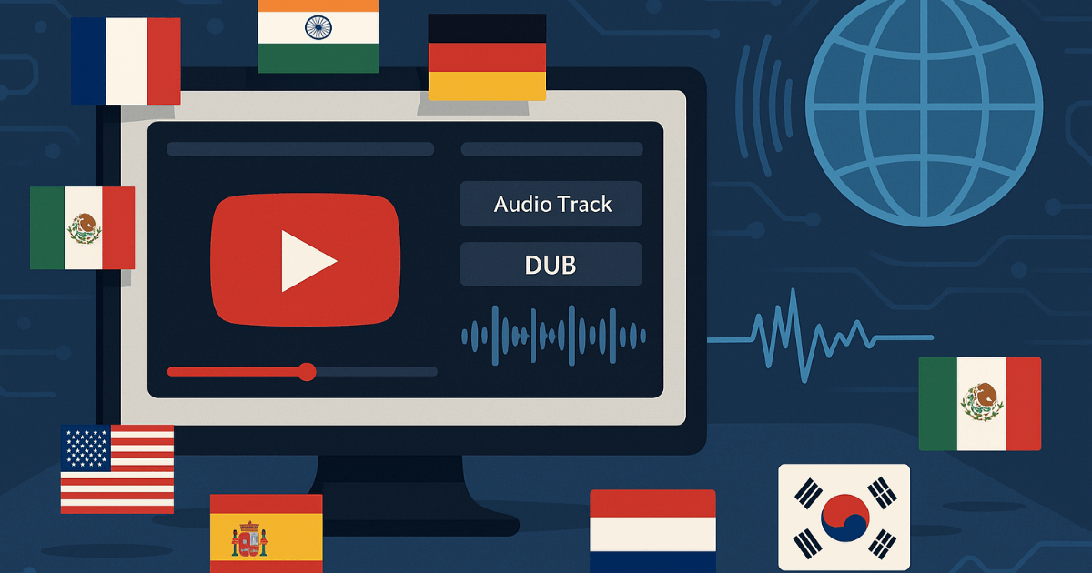 YouTubeが「多言語オーディオ」を全面開放 ─ “自動吹き替え”で世界が一気に近くなる日 : クリエイターの国境が消える