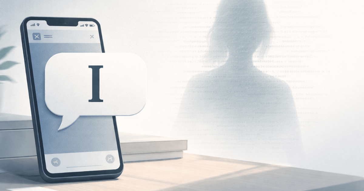 “やさしいAI”が危うい : AIはなぜ“私”と名乗るのか — チャットボットが人間に寄り添いすぎる理由