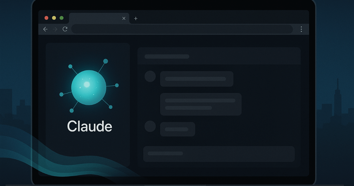 « Créer la sécurité d'abord » : Le jour où Claude s'installe dans Chrome — Lancement de l'agent AI de navigateur d'Anthropic