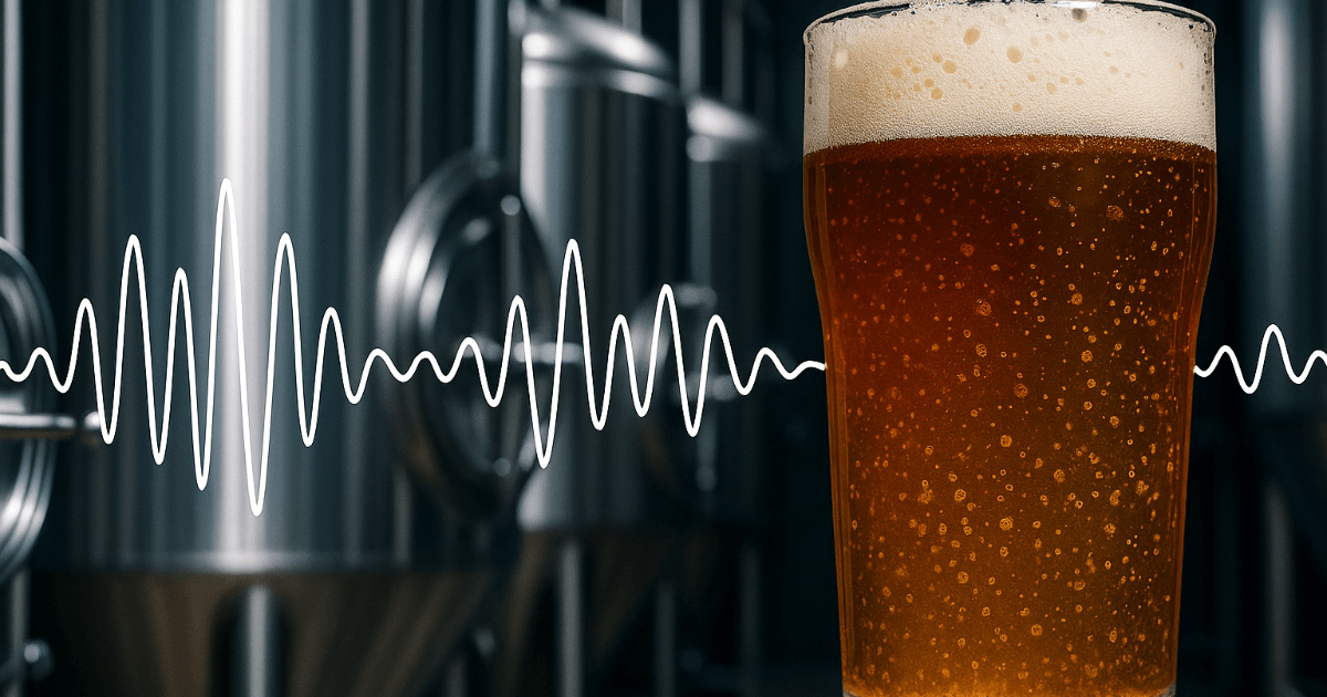 Lo que fluye en los tanques de fermentación no es música, sino ruido: el ruido blanco acorta la fermentación de la cerveza en un día: la fermentación se acelera no por presión, sino por el "movimiento de partículas".