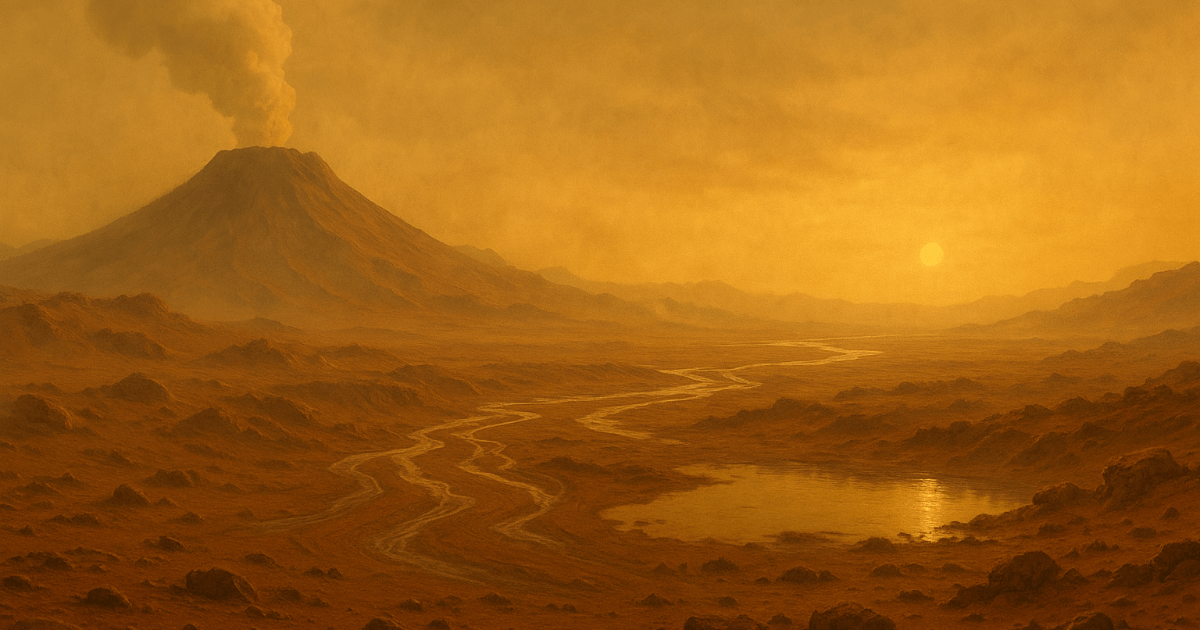 Volcans et soufre ont créé une "Mars habitable" — Les gaz volcaniques comme base de la vie : L'histoire des planètes et des micro-organismes liée par le soufre