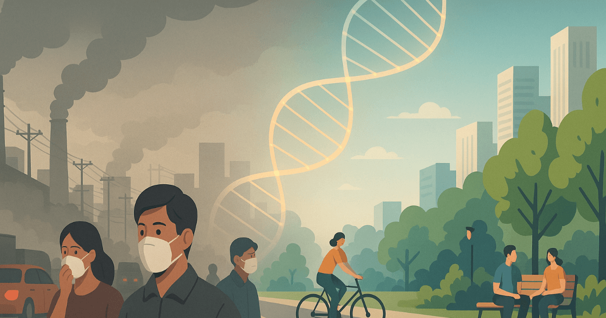 病気の90％は“環境次第”？DNAより大事なのは空気と仕事と財布：環境要因が病気リスクの主役に