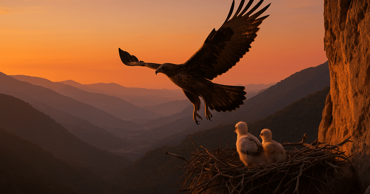 Dans une montagne désertée par les humains, un baby-boom d'aigles a eu lieu ─ La pandémie de Covid-19 a révélé le pouvoir du "silence".