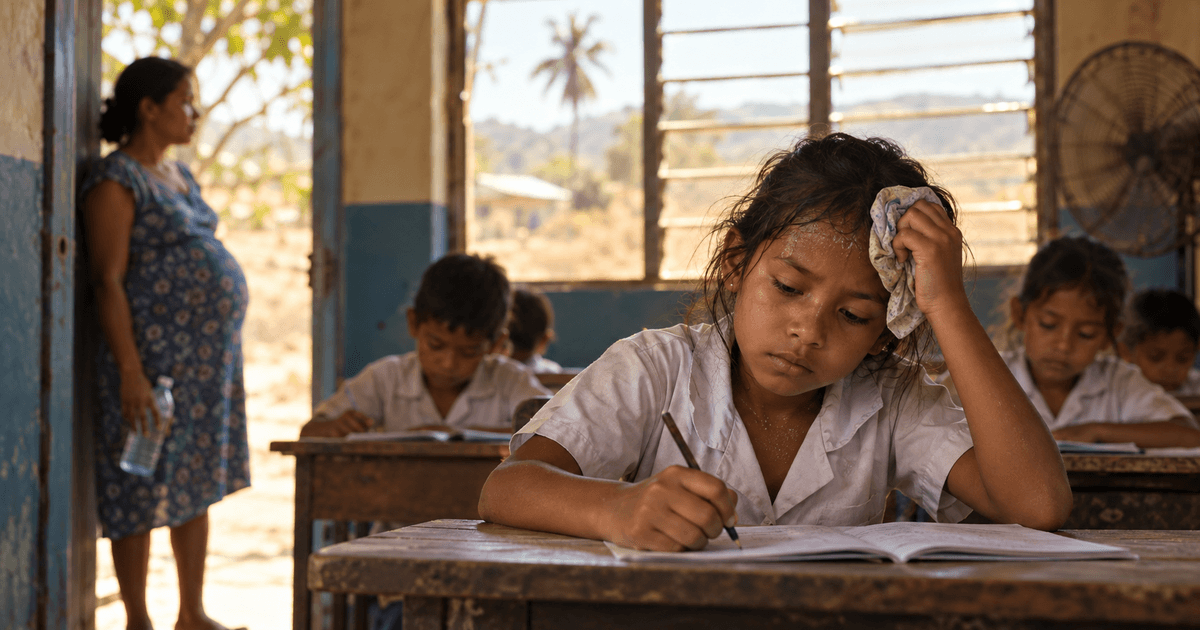 Les disparités climatiques commencent avant même d'entrer en classe - Les catastrophes pendant la grossesse peuvent influencer le niveau d'éducation futur