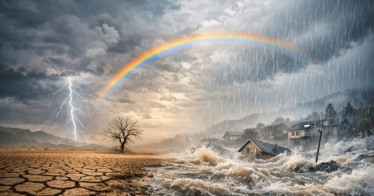 "Annual Rainfall" Cannot Predict the Future — Earth's Rainfall Patterns Are Breaking