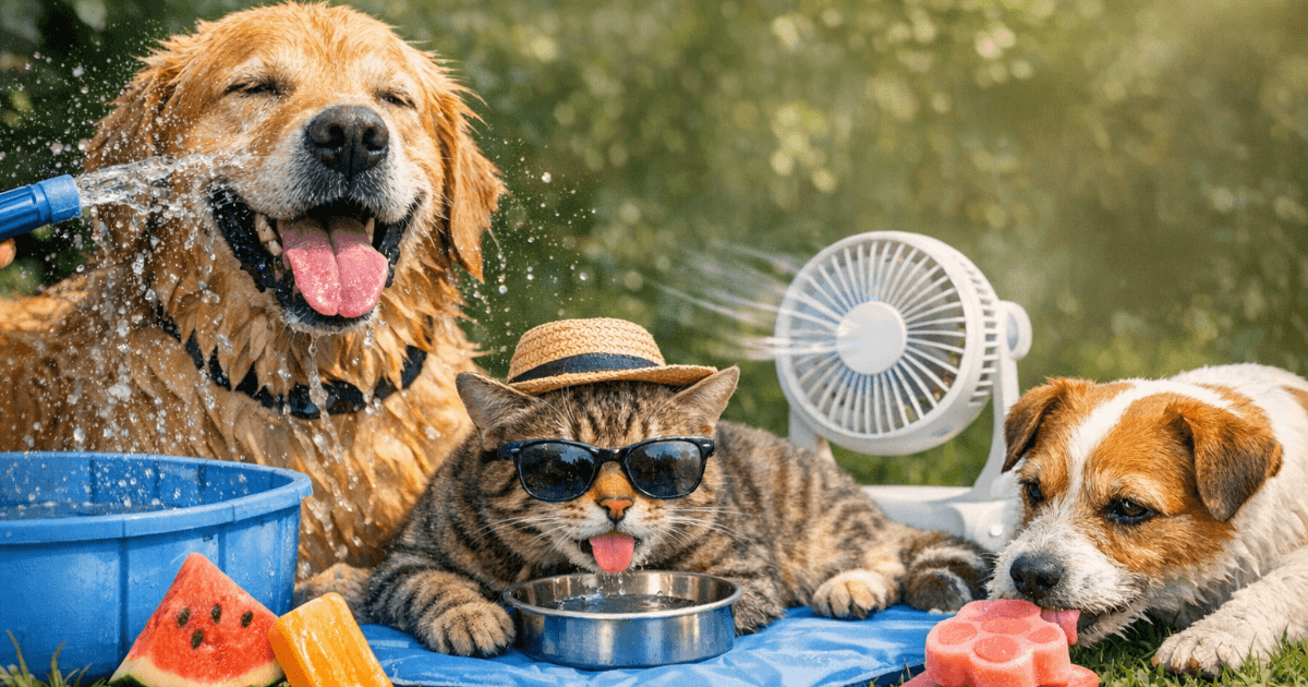 暑さからペットを守る！犬猫は汗をかけない ― 「冷やす」より先にやるべき暑さ対策10選